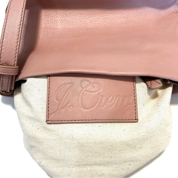 J. Crew Oslo Blush Soft Leather Crossbody Bag Excellent Condition - Picture 9 of 12